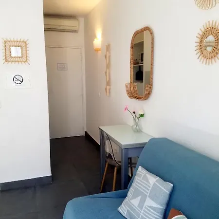 Apartmán Studio A 50m De La Mer Et Au Pied Du Tramway, Calme, Cosy Et Lumineux Nice